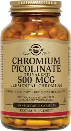 Отзывы Solgar - Chromium Picolinate, 500 mcg, 120 veggie caps