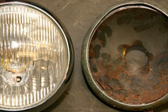 восстановление зеркального покрытия отражателя фары 