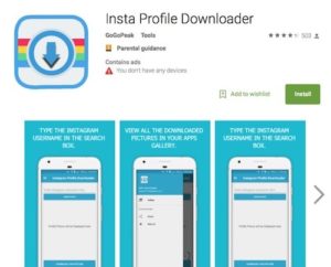 Приложение Insta Profile Downloader