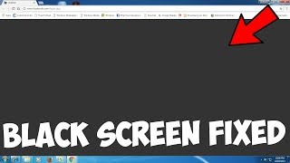 How to fix Google Chrome black screen issue in Windows 10