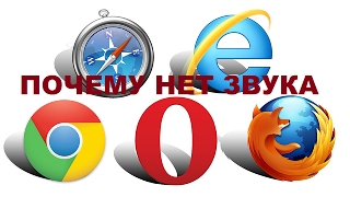 Почему нет звука в браузере (Opera. Mozilla Firefox. Google Chrome. Yandex)