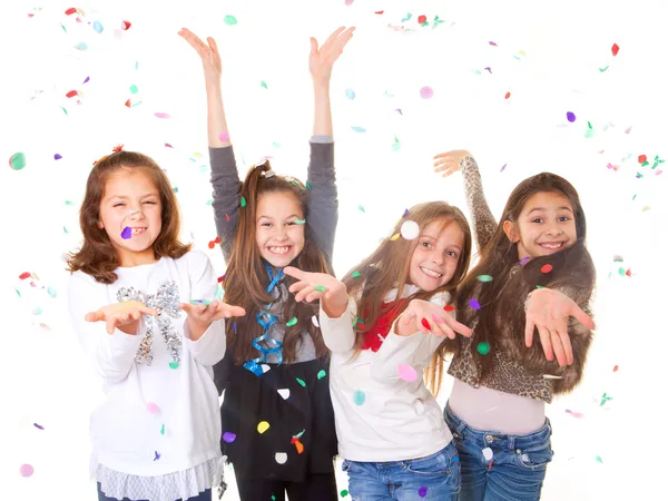 Дети, празднование партия — стоковое фото