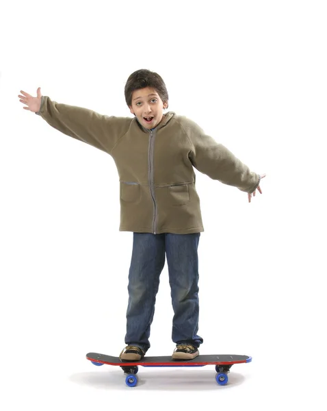 Прохладный скейтером — стоковое фото
