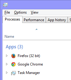 64-битная версия Google Chrome в Менеджере задач