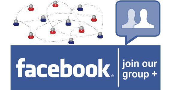 Логотип Facebook, добавление группы