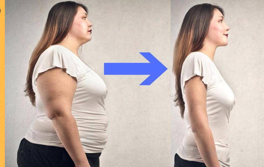 женщина похудела