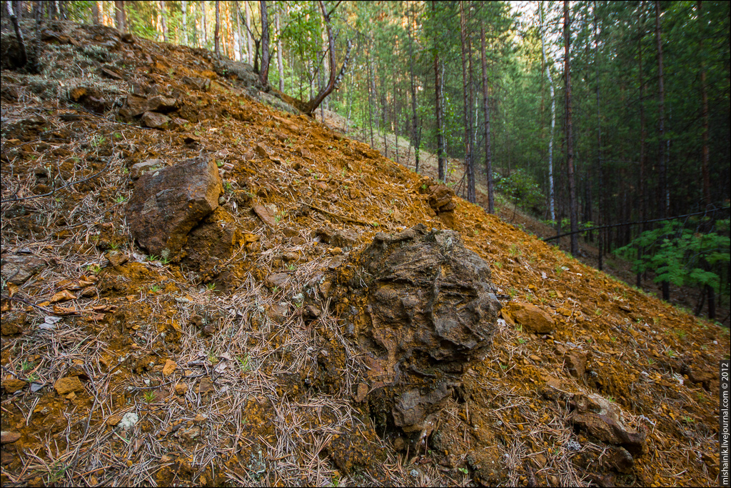 Елизаветинский рудник природно-легированных железных руд. Поселок Рудный