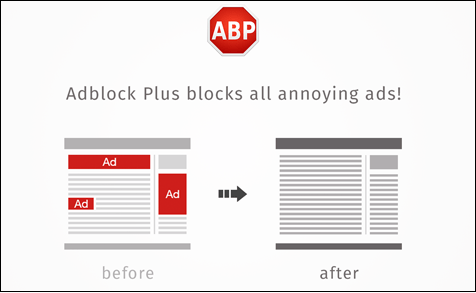 "Adblock Plus" способен избавить вас от навязчивой интернет-рекламы