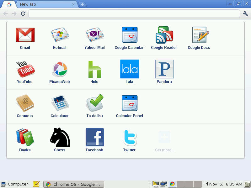 Работа Chrome OS через браузер