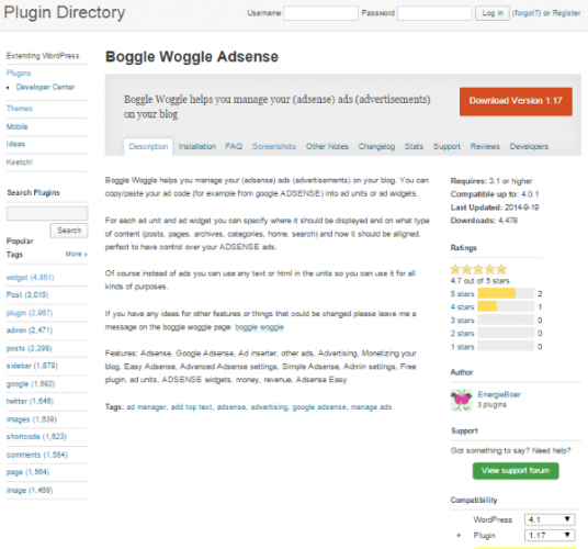 Boggle-Woggle-Adsense