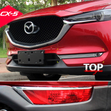 Накладки на бампер - хром Epic на Mazda CX-5 2 поколение
