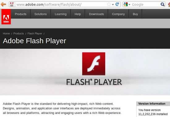 Как обновить Adobe Flash Player в Chrome