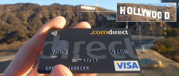 Comdirect Visa Card в Голливуде