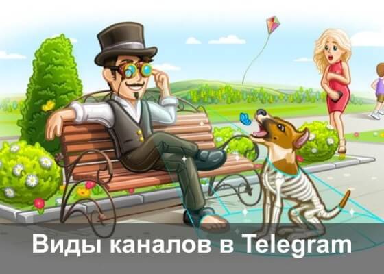 Виды каналов в Телеграм