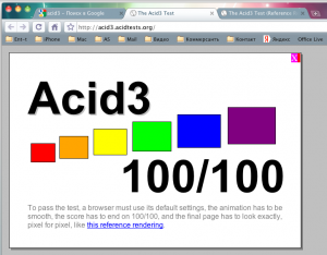 Результаты Acid3