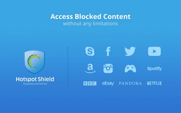 Бесплатные VPN для Chrome: Hotspot Shield 