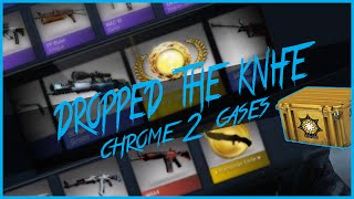 CS:GO | ВЫПАЛ НОЖ ИЗ ХРОМА 2 КЕЙС | Dropped knife from chrome case 2