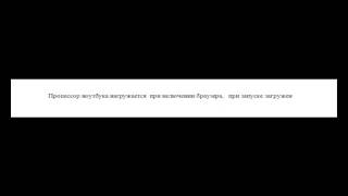 Что делать если процессор ноутбука нагружается при включении браузера, при запуске загружен?