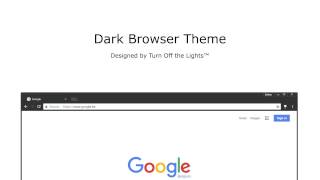 FREE Beautiful Best Dark Theme for Google Chrome