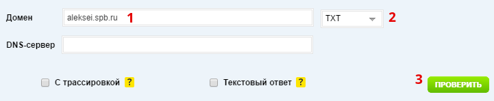 проверка txt записи globalsign 1