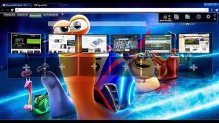 Turbo Animation Movie Chrome Theme and Wallpaper