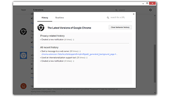 Приложение Chrome Apps Developer Tool научилось отслеживать активность расширений