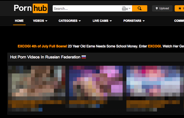 Как обойти авторизацию через ВКонтакте на Pornhub?