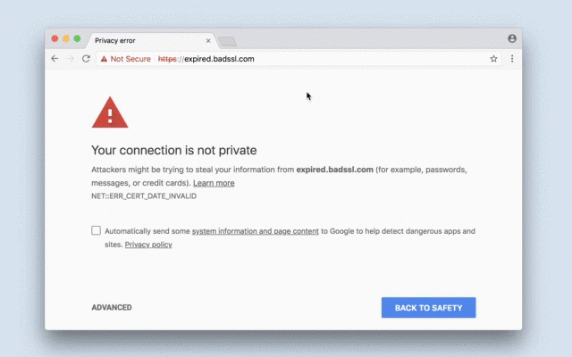 Секретный способ обхода предупреждений Google Chrome