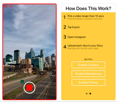 Приложение Storeo for Instagram упрощает публикацию видео для историй